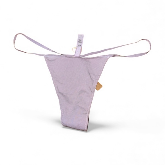 SKIMS Size 2X Thin Line Thong Iris Mica Purple T-string G-string Sexy NEW - Picture 1 of 5